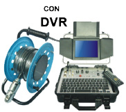 videoispezione per ispezione pozzi con camera ruotante