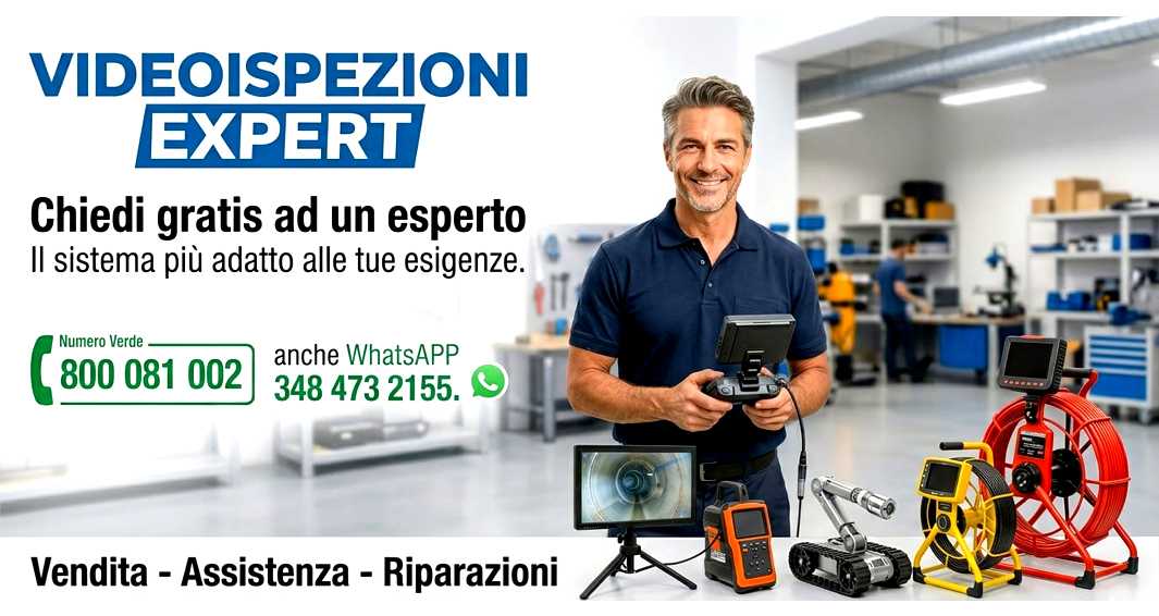 Telecamere Per videoispezioni Vendita Assistenza Riparazioni